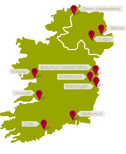 Map of Musgraves stores in Ireland