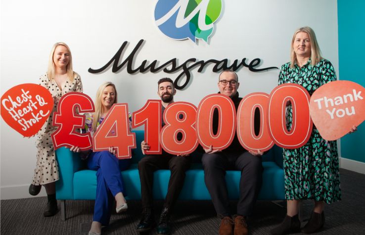 Musgrave NI raises over £400,000 to help make a difference in the local community