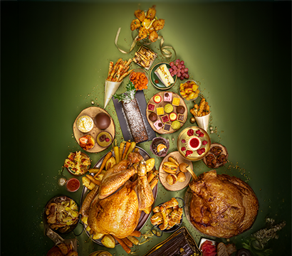 Christmas food tree