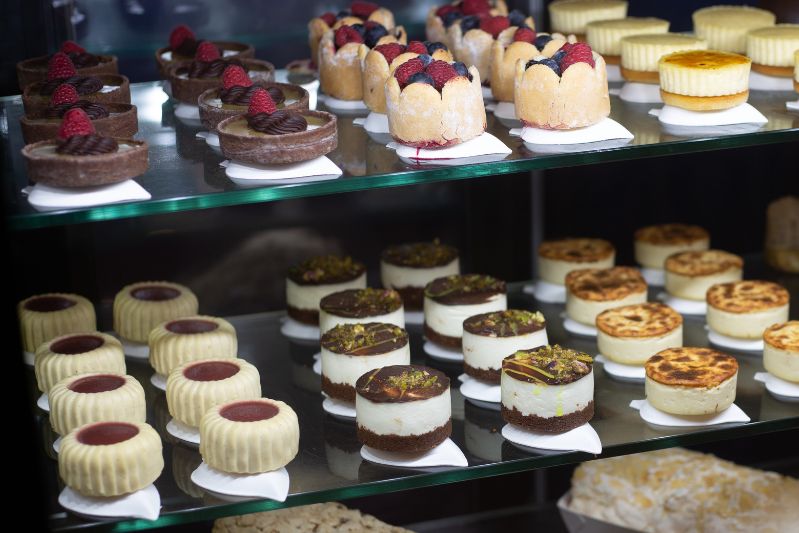 A selection of Christmas desserts