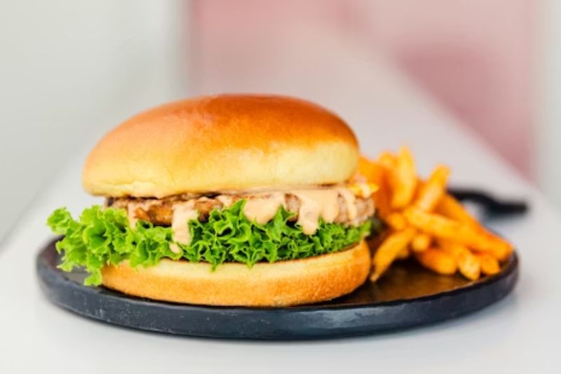 Southern Fried Buttermilk Chicken Burger